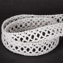 Itens Fita de renda decorativa, algodão, para design criativo, 18mm, 10m