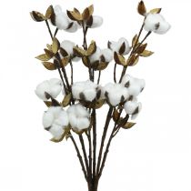 Itens Ramo de algodão Ramo deco artificial algodão 61cm 3pcs