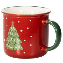 Itens Caneca de Natal com motivo de árvore de Natal, 9 cm
