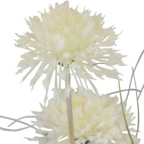 Flores artificiais bola flor allium cebola ornamental artificial branca 90cm