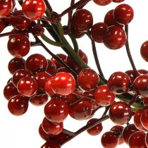 Itens Guirlanda de Bagas Plantas Artificiais Vermelhas Natal Vermelho Ø35cm