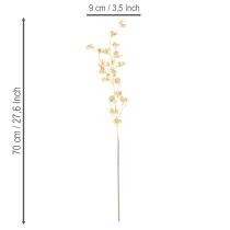 Itens Ramo decorativo artificial com frutos silvestres, dourado, 70 cm, 3 peças