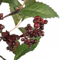 Itens Berry ramo vermelho decoração de outono artificial 85cm Planta artificial como real!