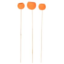 Itens Mix de balas Bell Cup no palito, sabor laranja, 15 unidades