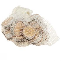 Itens Fatias de bétula com casca, 24 peças, Ø5-6cm, pintadas de branco, material decorativo para artesanato, casamentos e projetos DIY.