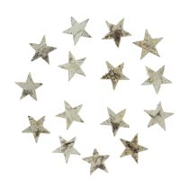Itens Decoração dispersa de estrelas de Natal decoração estrelas de bétula 4 cm 100 unidades