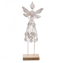 Blossom fairy decoração de mesa decoração de primavera metal fairy white H30.5cm