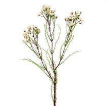 Ramo de flor verde, branco 80 cm 3 unidades