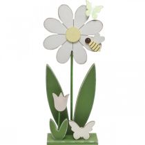 Flor para colocar, decoração primaveril com borboletas A36.5cm