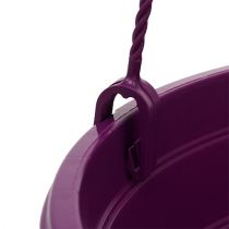 Itens Cesto suspenso 25cm roxo