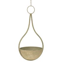 Itens Cesto de flores, cesto suspenso, jardim de decoração em metal Ø16cm H38cm