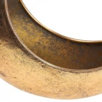 Itens Cesto suspenso moon deco gold vintage deco 32/22cm conjunto de 2