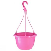 Cesta suspensa vaso rosa com furos Ø25cm Alt.50cm