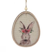 Itens Imagem de flor coelhinho em ovo Ovos de Páscoa decoração madeira 9,5×12cm 6 un