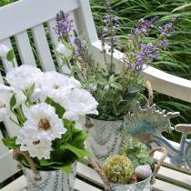 Itens Lavanda de decoração de flores em um vaso de plantas artificiais