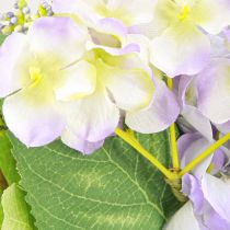 Itens Guirlanda de flores artificiais com guirlanda de videira colorida Alt.13cm Ø55cm