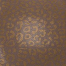 Itens Tecido de seda floral com estampa de leopardo marrom, resistente à umidade, 50x75cm, 20 peças