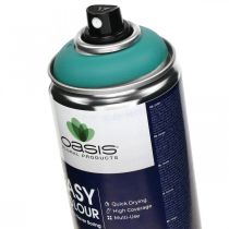 Itens OASIS® Easy Color Spray Matt, spray de tinta turquesa 400ml