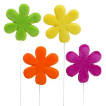 Botões de flores florescem em floculado Ø8,5cm 8 unidades