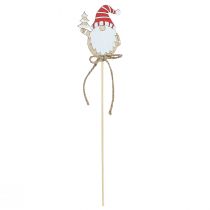 Itens Plugues para flores gnomos de Natal em madeira 5x8cm 12 un