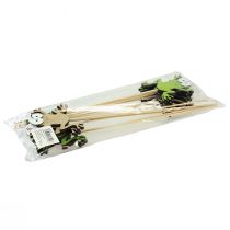 Itens Plugue de flor sapo engraçado plugue decorativo de madeira 7,5 cm 12 unidades