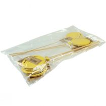 Itens Buquê de flores decoração bolo topper balão amarelo 28 cm 8 peças