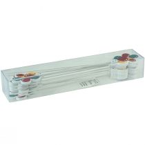 Itens Buquê de flores decorativos balões topper de bolo coloridos 26cm 15 unid.