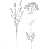 Plugue de flores para plantas decoração de metal 60,5 cm 2 unidades