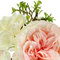 Bouquet mini-creme rosa 20cm