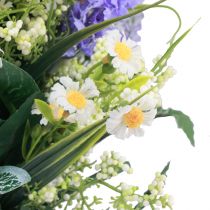 Flores artificiais decoração buquê de flores artificiais margaridas 40cm