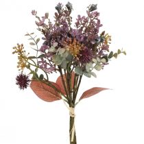 Itens Bouquet cardo artificial eucalipto bouquet decoração floral 36cm