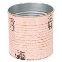 Itens Vaso de flores decorativo em metal cor salmão, decoração de verão, Ø11cm H10,5cm
