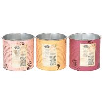 Itens Vaso de flores vintage para decoração de sala de estar e escritório, 15 cm, conjunto com 3 peças.
