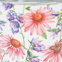 Itens Vaso de flores, decoração de primavera, floreira, metal, Ø12cm, A10,5cm