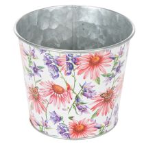 Itens Vaso de flores, decoração de primavera, floreira, metal, Ø12cm, A10,5cm