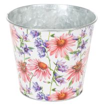 Itens Vaso de flores, decoração de primavera, floreira, metal, Ø14cm A12,5cm