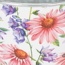 Itens Vaso de flores, decoração de primavera, floreira, metal, Ø14cm A12,5cm