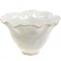 Itens Vaso de flores vaso de cerâmica vaso de flores branco Ø19cm