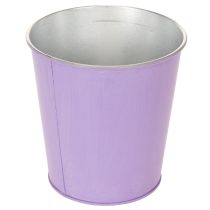 Itens Vaso de flores redondo em tons pastel com motivo floral para plantas de interior, 12 cm, conjunto de 3 peças.