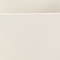 Itens Vaso de plástico para flores, vaso para orquídeas, branco, 16,5 cm de altura, 2 peças