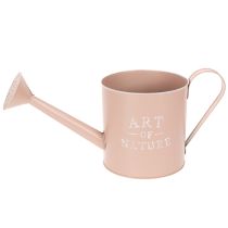Itens Vaso de flores/regador decorativo vintage, zinco rosa antigo, Ø16,5cm A17cm