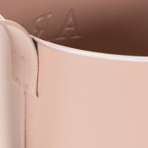 Itens Vaso de flores/regador decorativo vintage, zinco rosa antigo, Ø16,5cm A17cm