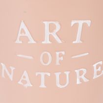 Itens Vaso de zinco Art of Nature, rosa antiga, Ø17,5cm A15cm