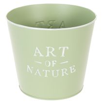 Itens Vaso de zinco Art of Nature verde menta Ø17,5cm A15cm