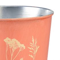 Itens Vaso de flores de damasco em metal Ø11,5cm Alt.11,5cm