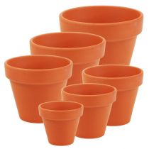 Itens Vaso de flores de argila 10 peças