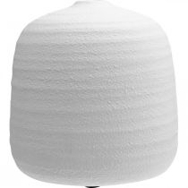 Itens Vaso de flores, vaso de cerâmica, vaso decorativo branco Ø22cm Alt.22,5cm