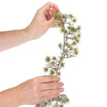 Itens Guirlanda artificial de bonsai, finamente coberta de neve, 180 cm