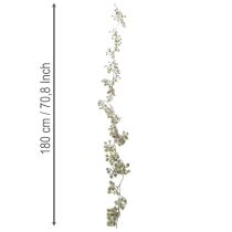 Itens Guirlanda artificial de bonsai, finamente coberta de neve, 180 cm
