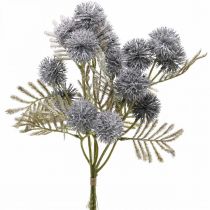 Cardo Artificial Cardo Globo Azul L33cm 3 unidades